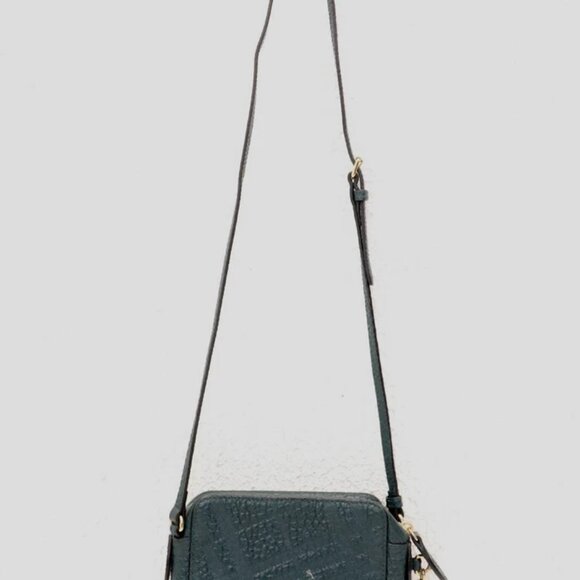 Burberry Pebbled Leather Small Shoulder Handbag - Green - Picture 1 of 16